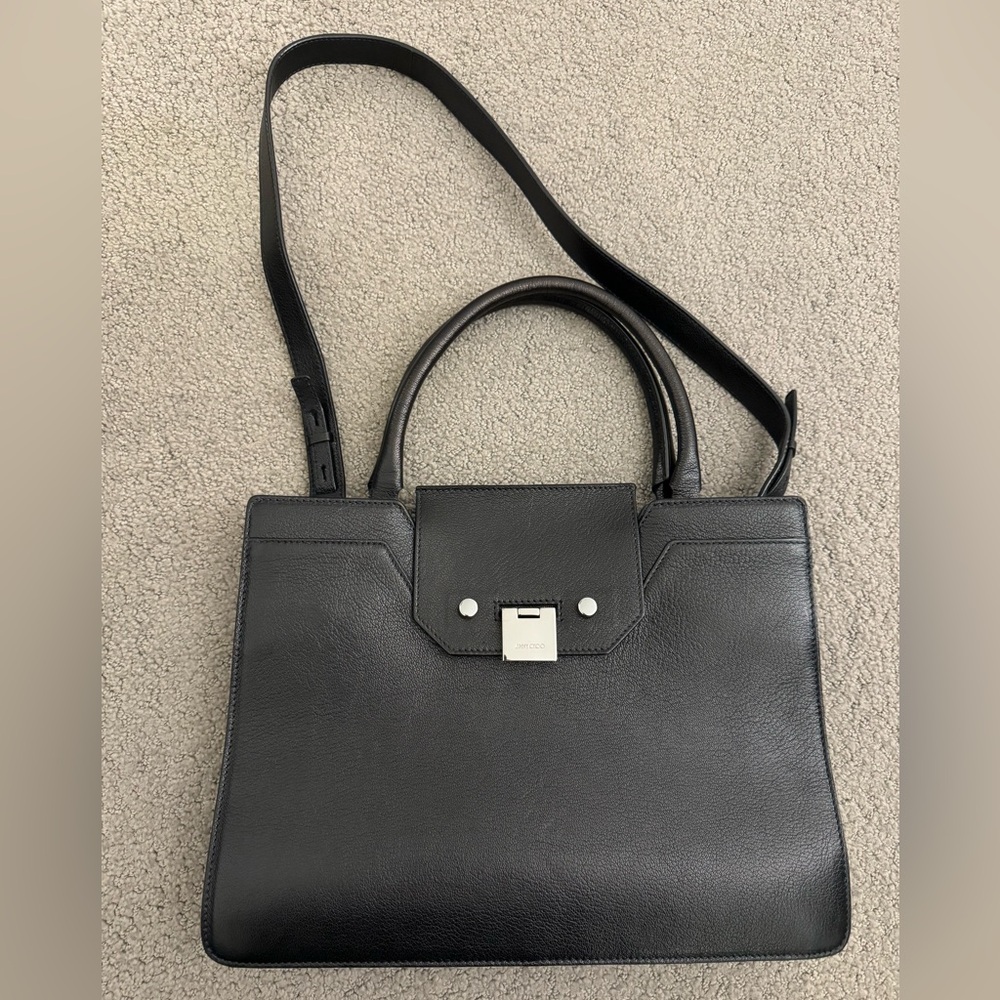 Jimmy Choo Rebel Leather Medium Tote